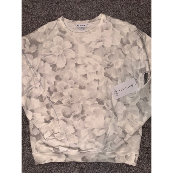 Athleta Balance Printed Pullover Sweatshirt - XS - NWT - Picture 2 of 9